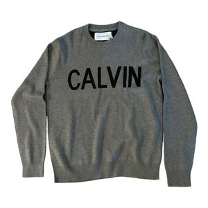 Calvin Klein Sweatshirt Gray Large Women's New With Tags
